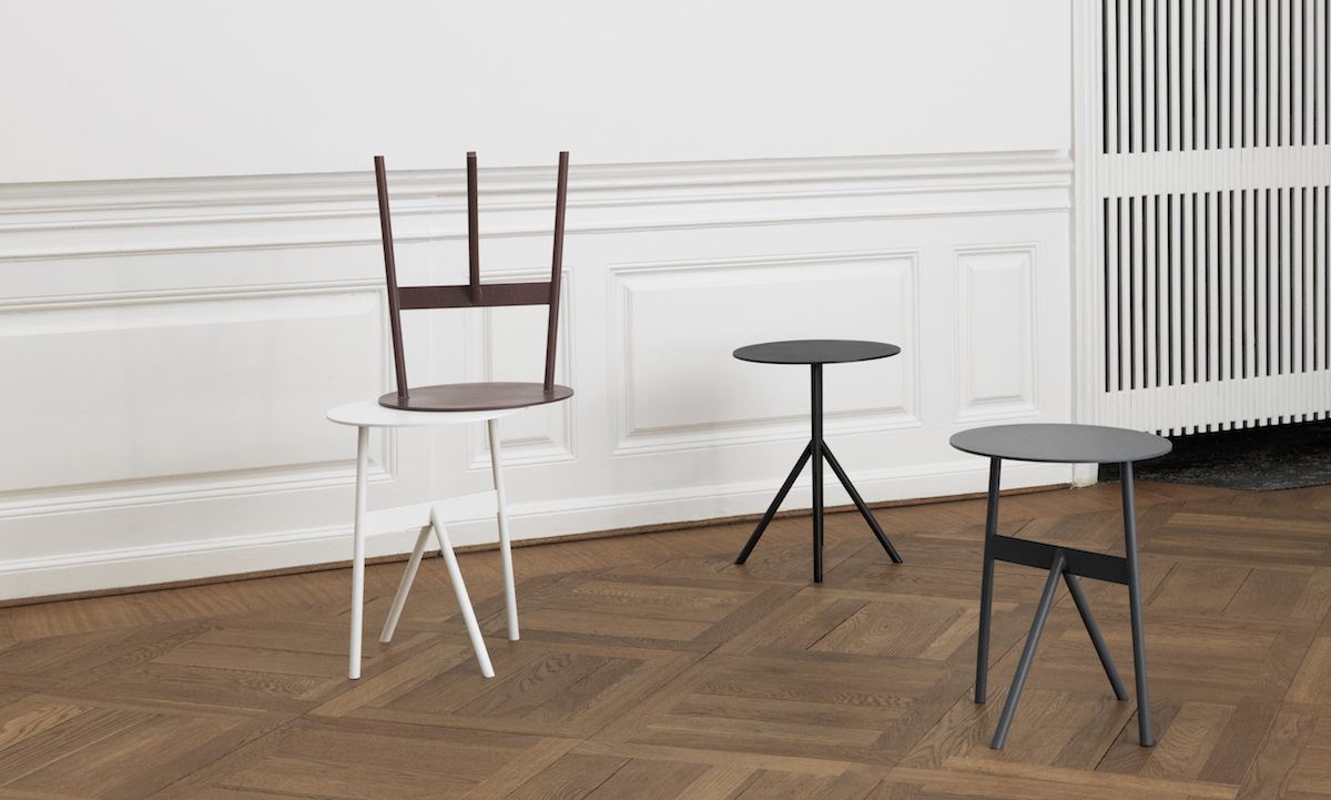 Hoop Garderobe und Stock Table von MSDS Studio für Normann Copenhagen