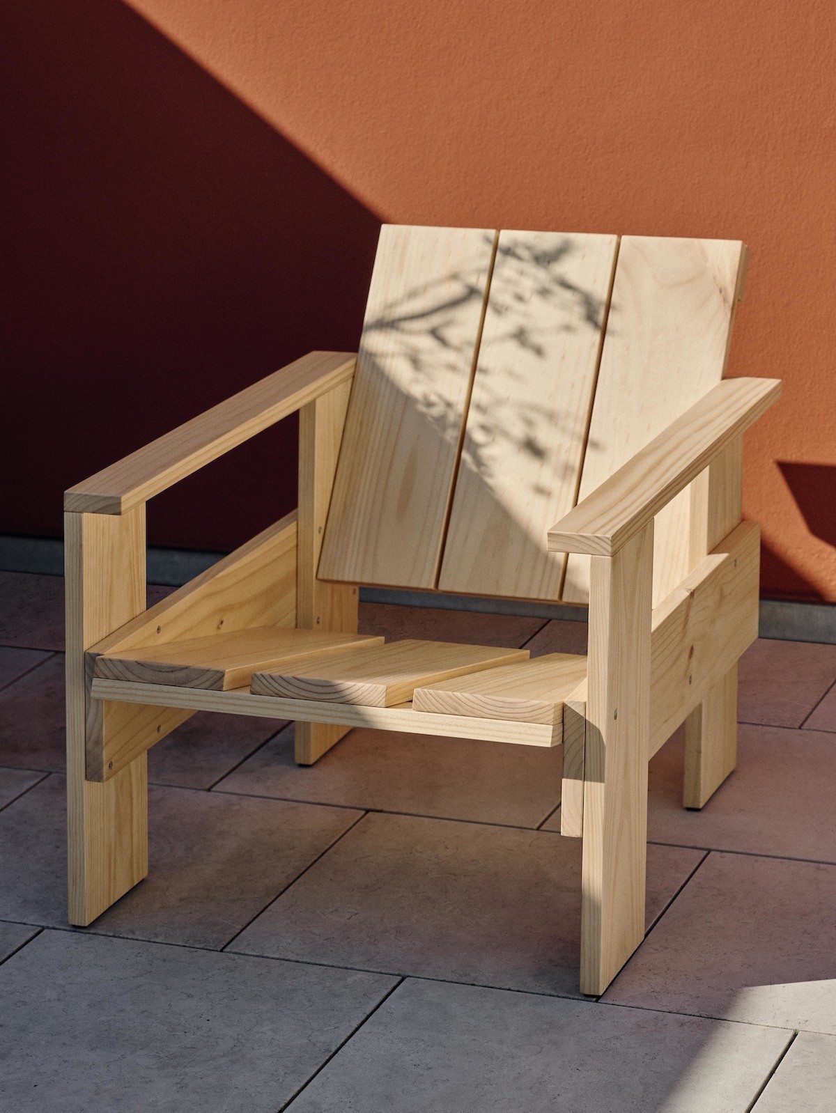 Holzstuhl Crate von Gerrit Rietveld